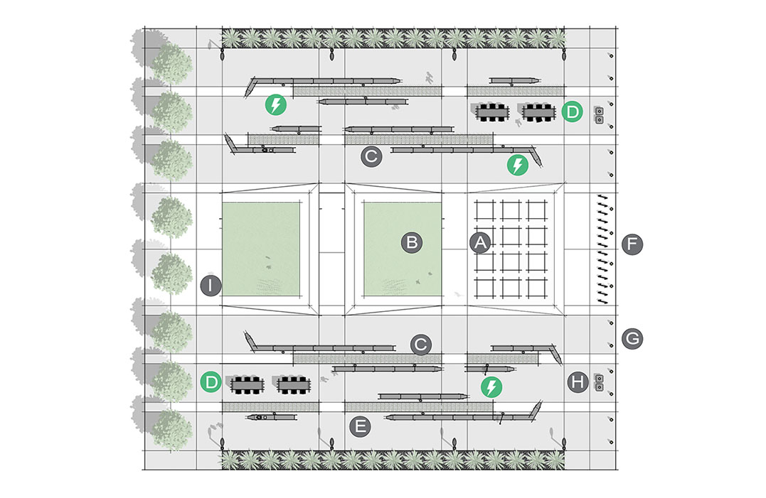 Application Downtown Plaza Layout